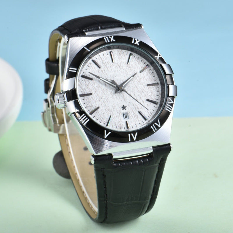 Simple Fashion Business Disc Ultra-Thin Luminous Waterproof Quartz Watch Men's Watch