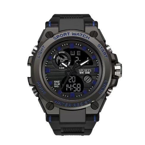 Electronic Watch For Men, Middle And High School Teenagers, Multi-Functional Sports Cross-Border Popular Men's Luminous Electronic Watch